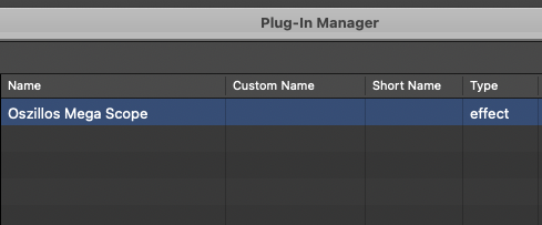 Select Plug-In