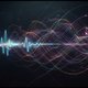 An abstract visual representation of complex rhythmic delay patterns in electronic music, showing layered waveforms and dynamic echoes. The imagery should convey intricate timing and movement, with subtle glowing lines tracing the path of sound, against a