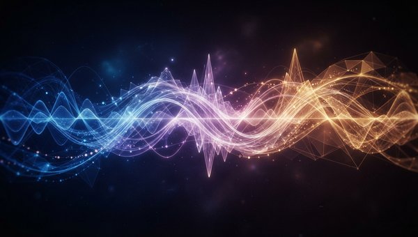 Abstract visualization of musical harmony shifting between keys, with subtle color gradients representing different tonal centers. Smooth transitions and interlocking patterns, not showing any screens or plugin UIs. Focus on fluid movement and harmonic re